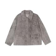 1972 Desa Shearling Jacka Gray, Dam