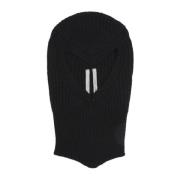 Rick Owens Svart Skull Beanie Mössa Black, Dam