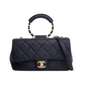 Chanel Vintage Pre-owned Laeder handvskor Black, Dam