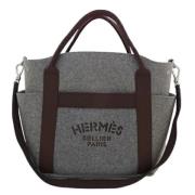 Hermès Vintage Pre-owned Nylon handvskor Gray, Unisex