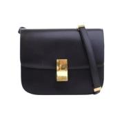 Celine Vintage Pre-owned Laeder axelremsvskor Black, Dam