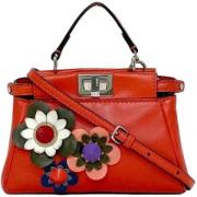 Fendi Vintage Pre-owned Laeder fendi-vskor Red, Dam