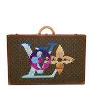 Louis Vuitton Vintage Pre-owned Laeder resvskor Brown, Herr