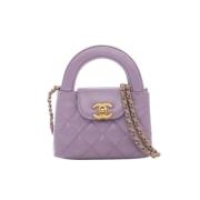 Chanel Vintage Pre-owned Laeder chanel-vskor Purple, Dam