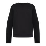 Moncler Sweatshirt med logopatch Blue, Herr