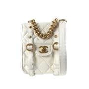 Chanel Vintage Pre-owned Laeder chanel-vskor White, Dam