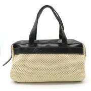 Chanel Vintage Pre-owned Bomull totevskor Beige, Dam