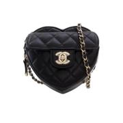 Chanel Vintage Pre-owned Laeder chanel-vskor Black, Dam