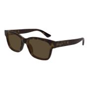 Gucci Stiliga solglasögon i Havana/Brun Brown, Herr