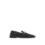 Stella McCartney Diamantkedja Falabella Loafers Black, Dam