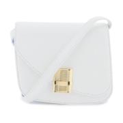 Salvatore Ferragamo Elegant Crossbody Väska med Gancini Stängning Blue...