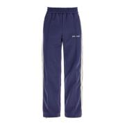 Palm Angels Kontrastband Joggers med Track Blue, Herr