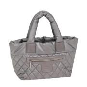 Chanel Vintage Pre-owned Nylon totevskor Gray, Dam