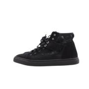 Chanel Vintage Pre-owned Mocka sneakers Black, Dam