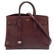 Yves Saint Laurent Vintage Pre-owned Laeder totevskor Red, Dam