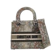 Dior Vintage Pre-owned Canvas dior-vskor Gray, Dam