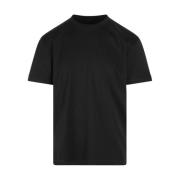 Kiton Svart Crew Neck Bomull T-shirt Black, Herr