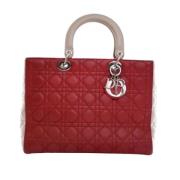 Dior Vintage Pre-owned Laeder handvskor Red, Dam