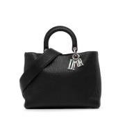 Dior Vintage Pre-owned Laeder handvskor Black, Dam