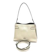 Coach Pre-owned Pre-owned Laeder axelremsvskor Beige, Dam