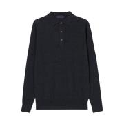 Brooks Brothers Merino Ull Polotröja Gray, Herr