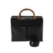 Gucci Vintage Pre-owned Laeder gucci-vskor Black, Dam