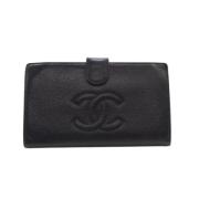 Chanel Vintage Pre-owned Laeder plnbcker Black, Dam