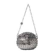 Paco Rabanne 1969 Chainmail Ball Axelväska Gray, Dam