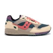 Saucony Shadow 5000 Mesh Läder Sneakers Gul Multicolor, Herr