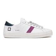 D.a.t.e. Vita Sneakers med Lila Detaljer White, Dam