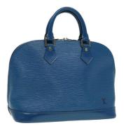 Louis Vuitton Vintage Pre-owned Laeder handvskor Blue, Dam