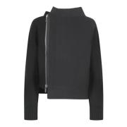 Sacai Svart Tröja för Kvinnor Aw24 Black, Dam