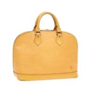 Louis Vuitton Vintage Pre-owned Laeder handvskor Yellow, Dam