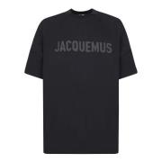 Jacquemus Svart Klassisk T-shirt Black, Herr