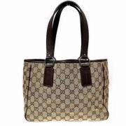 Gucci Vintage Pre-owned Canvas gucci-vskor Brown, Dam