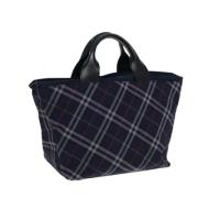 Burberry Vintage Pre-owned Nylon handvskor Blue, Dam