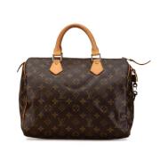 Louis Vuitton Vintage Pre-owned Canvas handvskor Brown, Dam