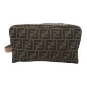 Fendi Vintage Pre-owned Tyg fendi-vskor Brown, Dam