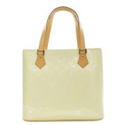 Louis Vuitton Vintage Pre-owned Tyg louis-vuitton-vskor Beige, Dam