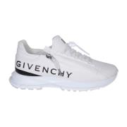 Givenchy Vita Sneakers med Quiltat Läderdesign White, Herr