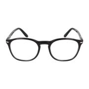 Persol Fyrkantig ram glasögon Black, Unisex