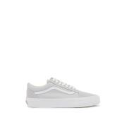 Vans Klassiska Canvas Sneakers med Läderdetaljer Gray, Herr