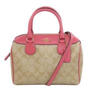 Coach Pre-owned Pre-owned Plast handvskor Pink, Dam