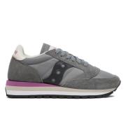 Saucony Grå Sneakers Triple Mellansula Komfort Gray, Dam