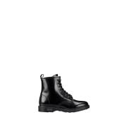 Cult Svarta Läder Ankelboots Black, Dam