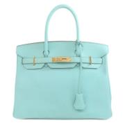 Hermès Vintage Pre-owned Laeder handvskor Blue, Dam