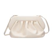 THEMOIRè Vegan Shell Clutchväska Elegant Sportig White, Dam