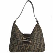 Fendi Vintage Pre-owned Canvas fendi-vskor Brown, Dam