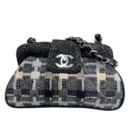 Chanel Vintage Pre-owned Tyg chanel-vskor Black, Dam