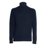 Malo Lyxig Turtleneck Tröja Ink Blue, Herr